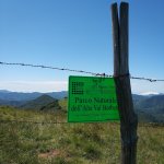 Indicazione del Parco Alta Val Borbera (foto A.M. Bruno)